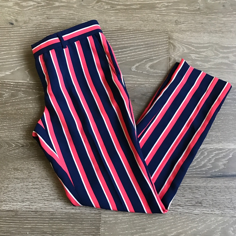 Banana Republic Ryan fit Striped pants Sz 00p